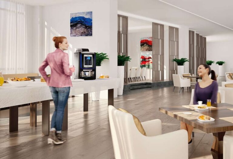 necta macchine da caffè hotel sala colazione