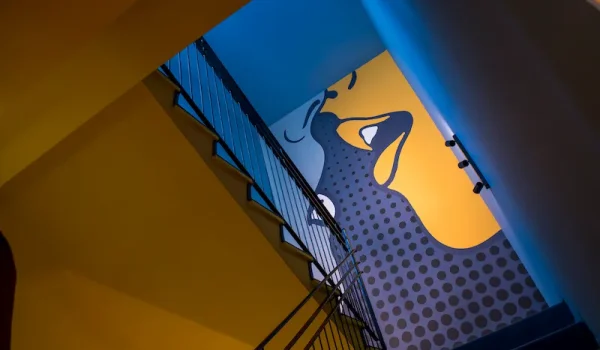 dettaglio scala interna DEMO Hotel Rimini