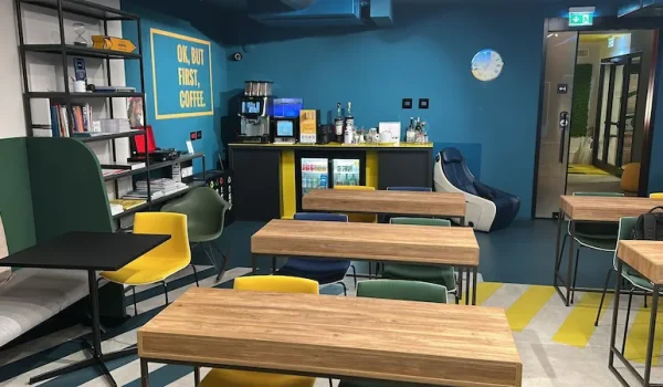 Coffee corner Deomo Hotel Rimini con Gaggia La Radiosa bevande calde self service